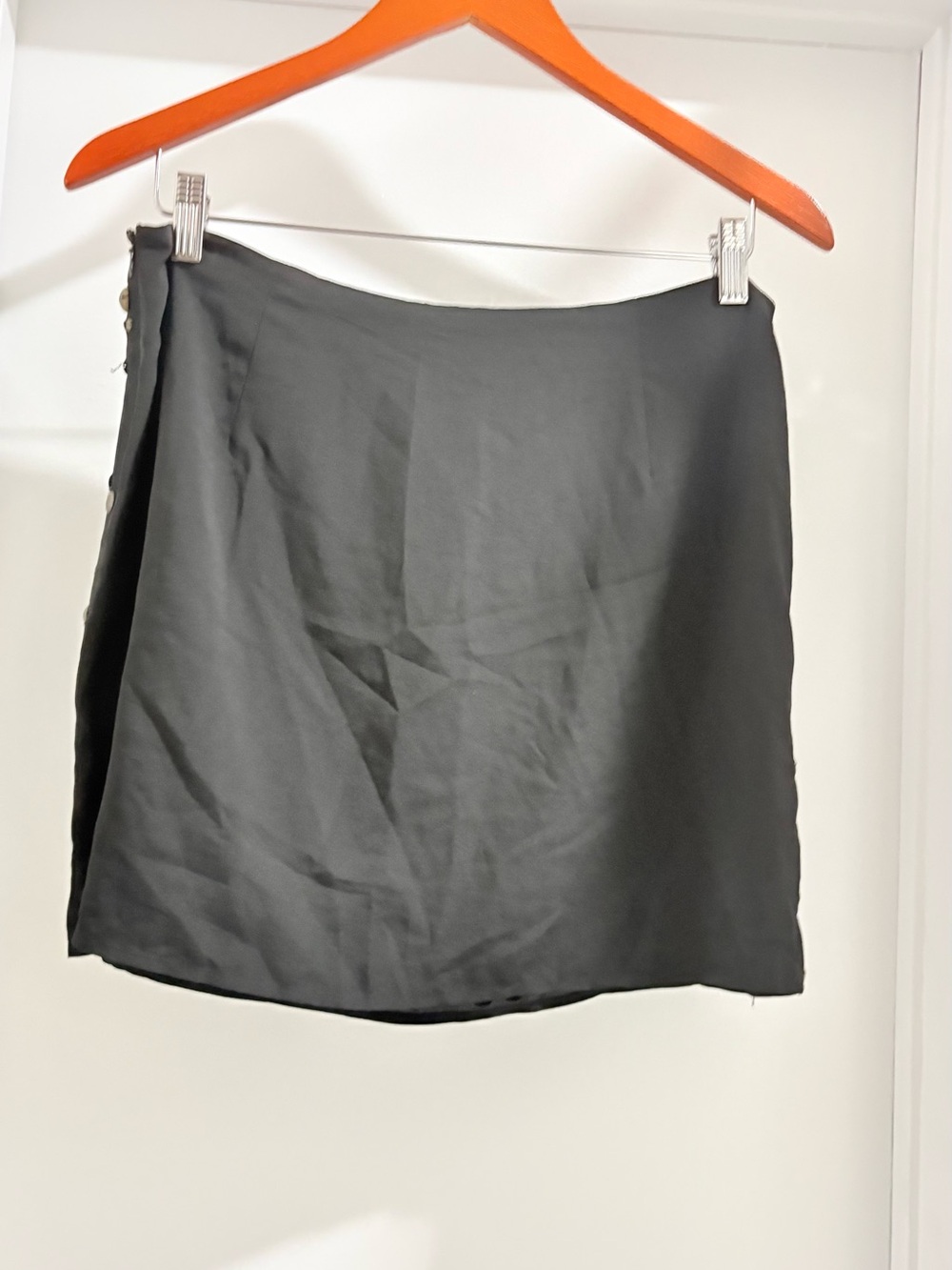 NWOT Remain Black Mini Skirt with Gold Stud Embellishments - Picture 7 of 7